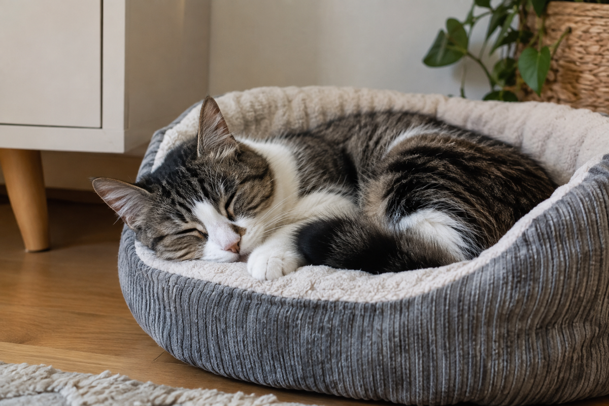 Gato a dormir