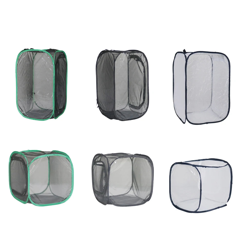1 Pc Insect Cage Breeding Cages Insect Box Net Cloth Praying Mantis Stick Butterfly Breeding Enclosure Safety Housing 2 Sizes