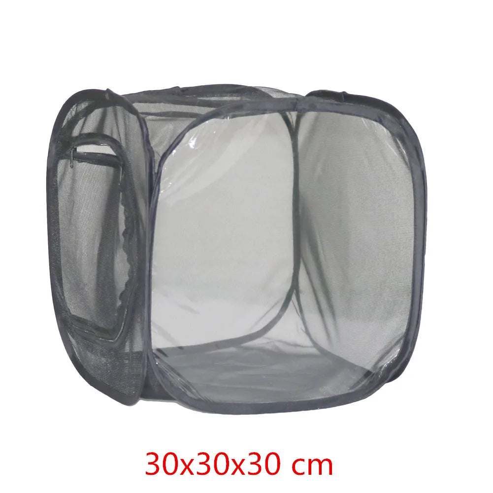 1 Pc Insect Cage Breeding Cages Insect Box Net Cloth Praying Mantis Stick Butterfly Breeding Enclosure Safety Housing 2 Sizes