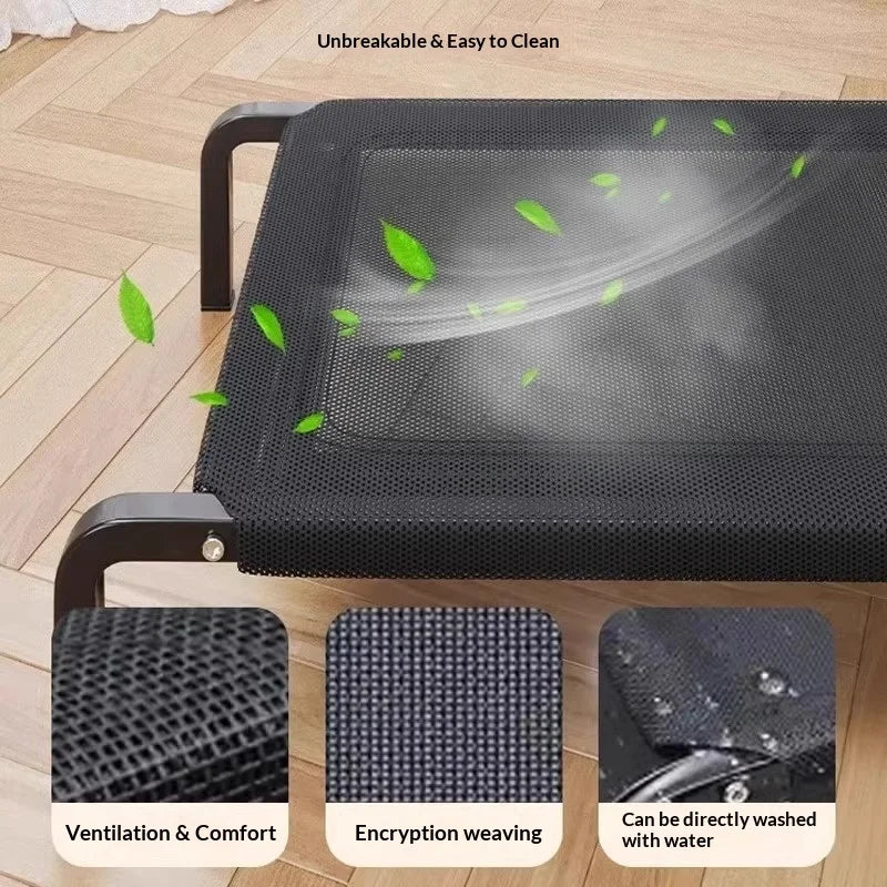 Outdoor Home Use Elevated Dog Bed All Season Durable Carry Moisture Proof Non-Sli Large Small Dogs Cat Bed Pet Accessories