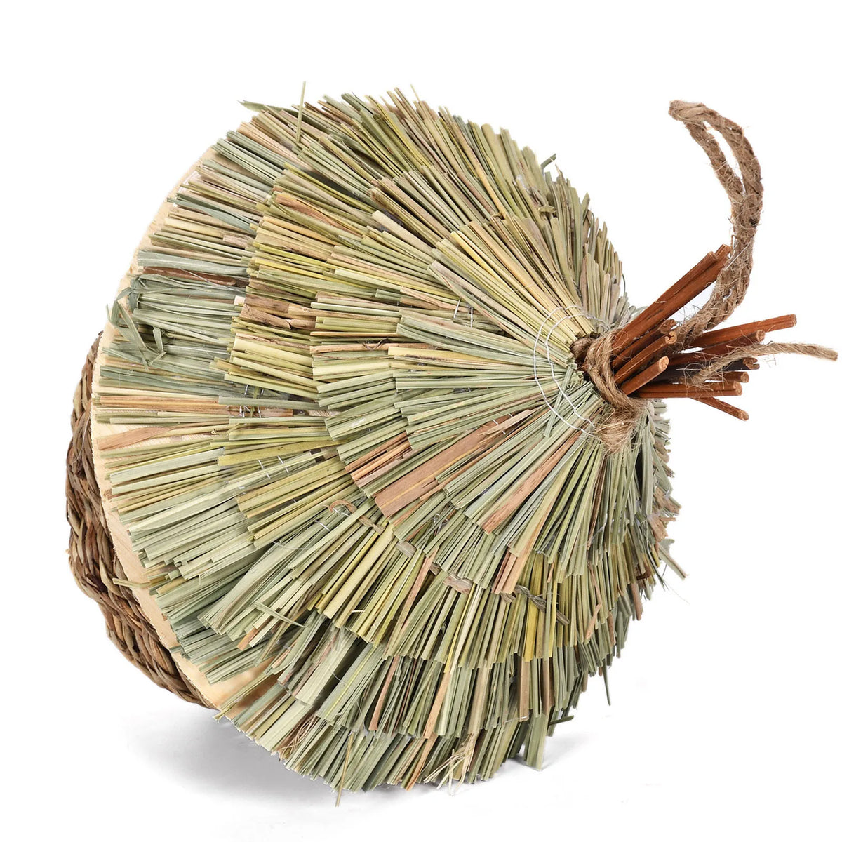Birds Nest Bird Cage Natural Grass Egg Cage Bird House Outdoor Decorative Weaved Hanging Parrot Nest Houses Pet Bedroom
