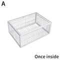 Auto Trap Bird Cage Rabbit Cage Mouse Cage Entry Only No Exit Thickened Encrypted Automatic Pigeon Collecting Portable Bird Cage