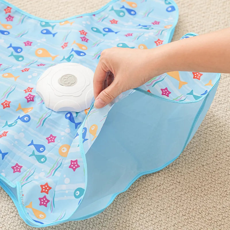 Cat Hunting Carpet, Teasing Stick, Five-Pointed Star Toy, Automatic Rotating Wheel, Self-Hi, Hiding Hood, Interactive Cat Toy
