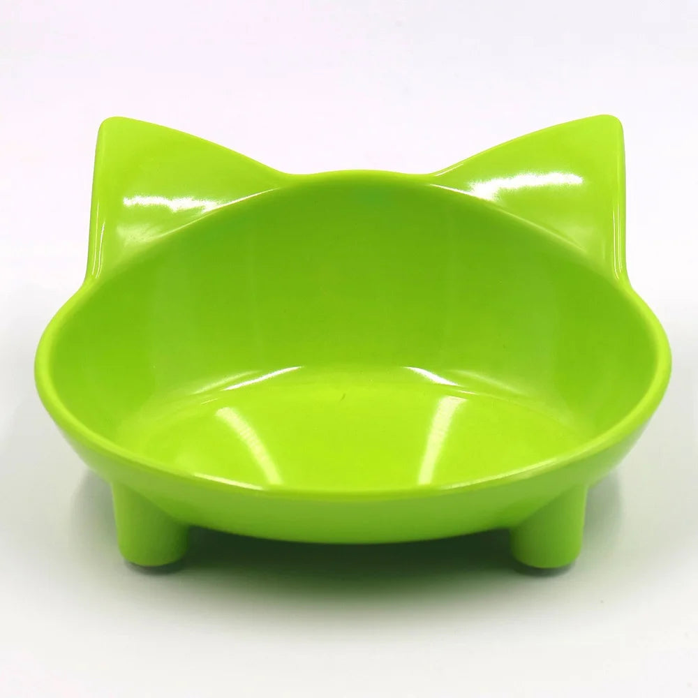 Colorful Cat Food & Water Dishes, Safe Pet Feeding Bowls, Practical Pet Supplies for Cats