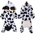 Cute Cartoon Animal Dog Clothes Pet Clothing Puppy Cat Dinosaur Outfit Dog Jumpsuit Warm Fleece Puppy Cat Costume