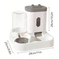 Hot cat bowl Pet food set Dog dog Cat Standing rabbit ear feeder Water feeder Pet food set pet supplies