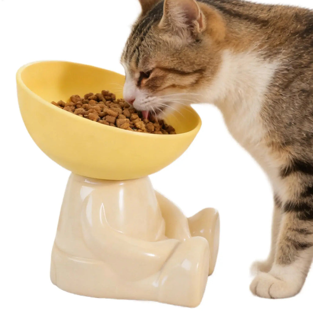 Katzenfutternäpfe Hundenapf Erhöhter Futternapf für Haustiere Rutschfester Tiernapf für Küche, Urlaub, Wohnung, Innenbereich