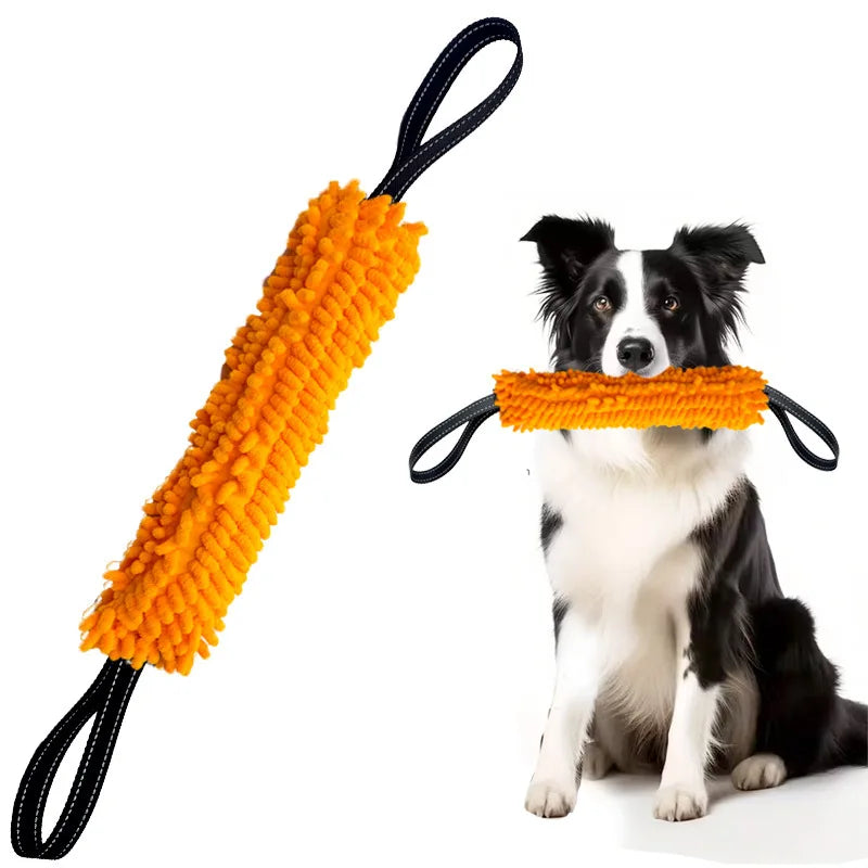 Dog Tug Toy Dog Toy Interactive Chew Toy Bite Tug Pull Toy Dog Training Toy Tug of War Toy Durable Plush Fleece Toy for Small Me