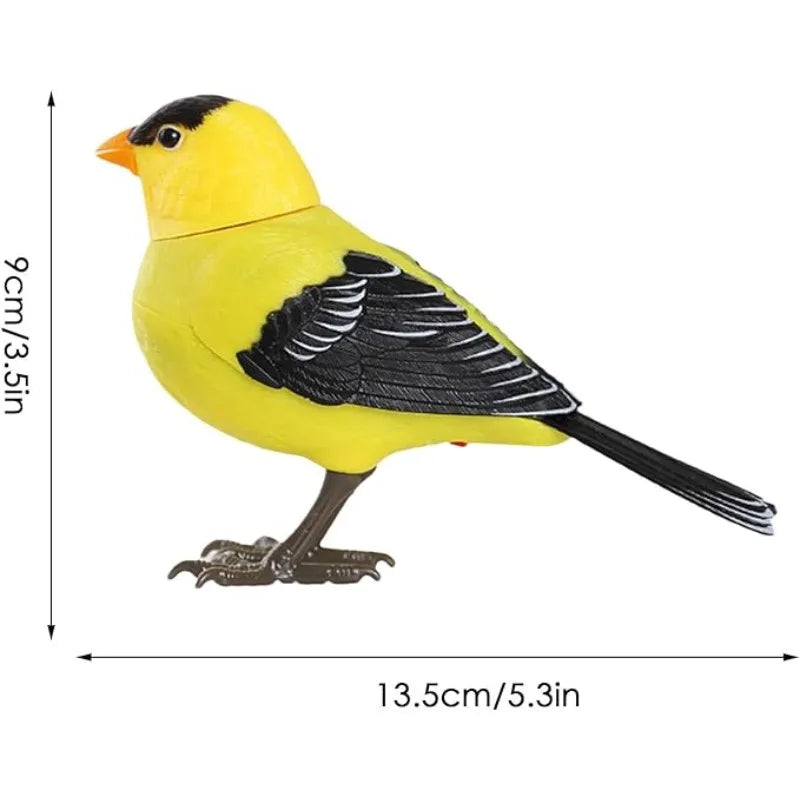 Interactive Singing Bird with Motion and Sound Control