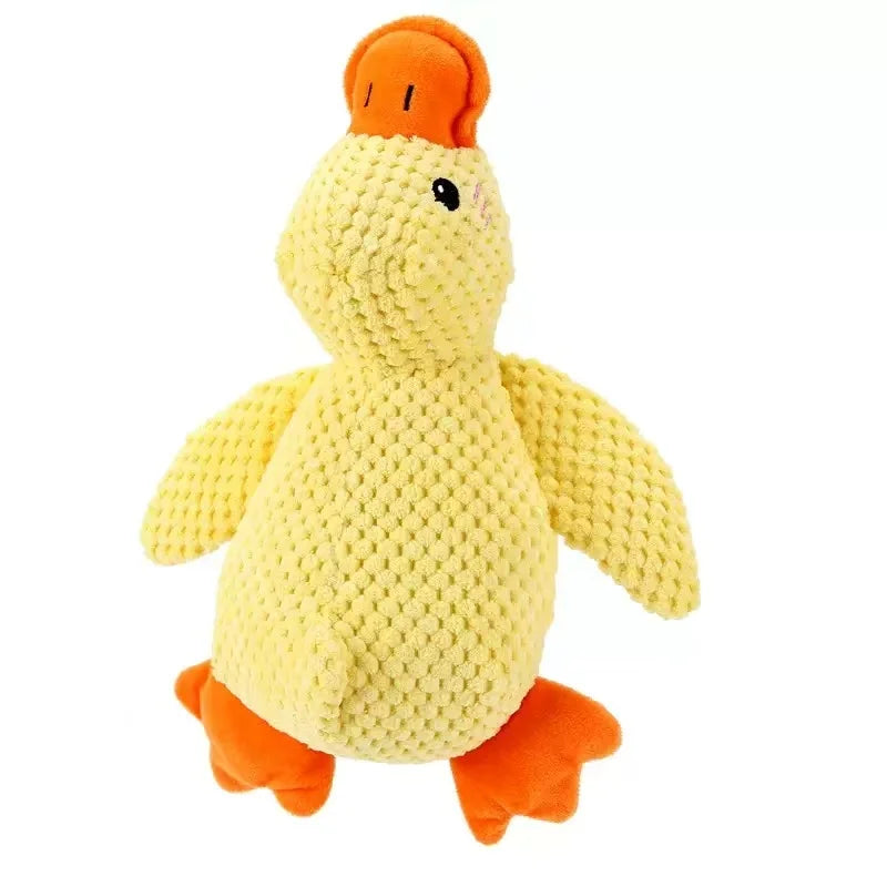 Brinquedo Pato com Som para Cão 🦆 Resistênte e Divertido