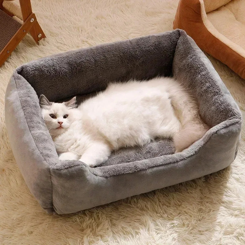 Katzenbett Haustierprodukte Kissen Kätzchen Winterzubehör Hund Alle Häuser Bedarf Dinge Zubehör Lebensräume Korb Haus Betten