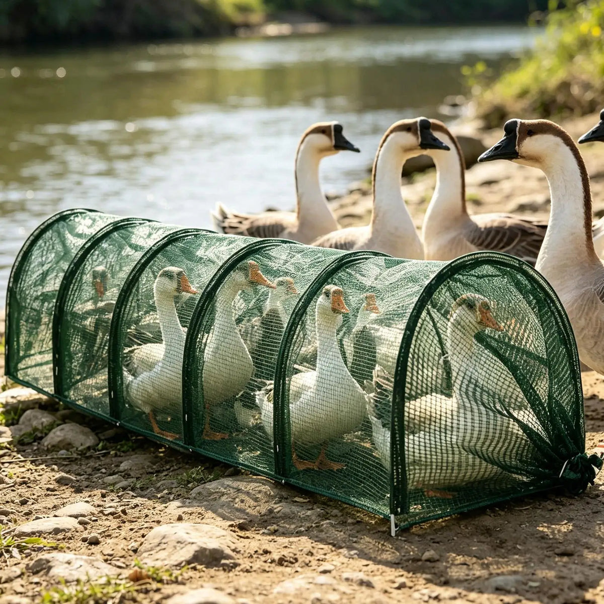 chicken tunnel Foldable metal chicken cage Quick Installation Poultry for Ducks Geese Rabbits Small Pets Chicks