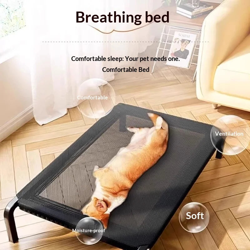 Outdoor Home Use Elevated Dog Bed All Season Durable Carry Moisture Proof Non-Sli Large Small Dogs Cat Bed Pet Accessories