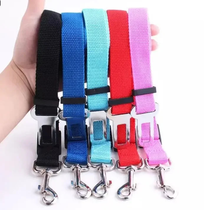 Cat Car Seat Belt Dog Accessories Adjustable Harness Lead Leash Small Medium Travel Clip Puppy Collar Leash Pet Items Dog Harnes