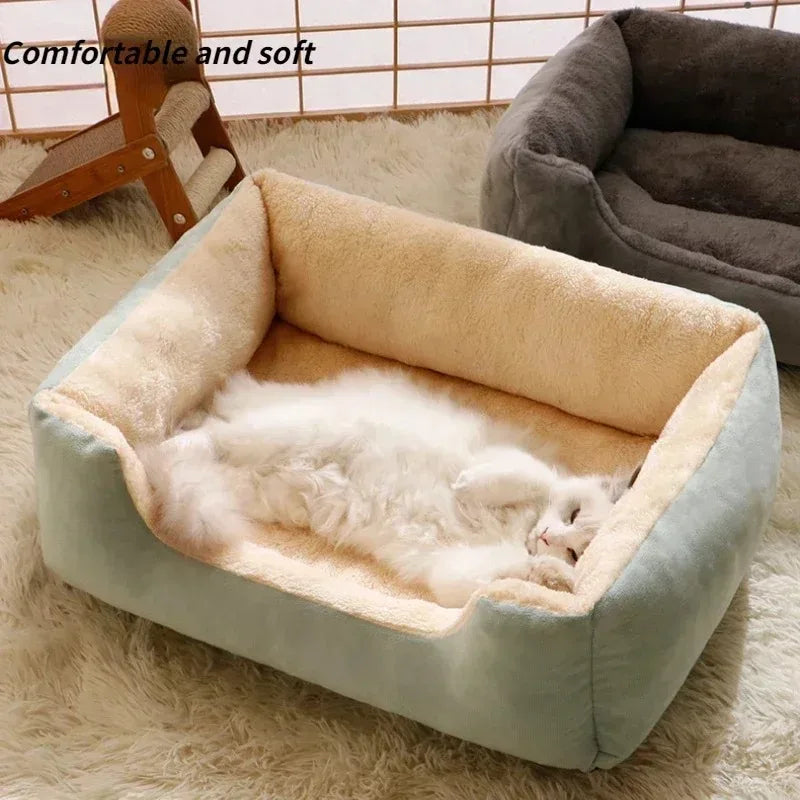 Katzenbett Haustierprodukte Kissen Kätzchen Winterzubehör Hund Alle Häuser Bedarf Dinge Zubehör Lebensräume Korb Haus Betten