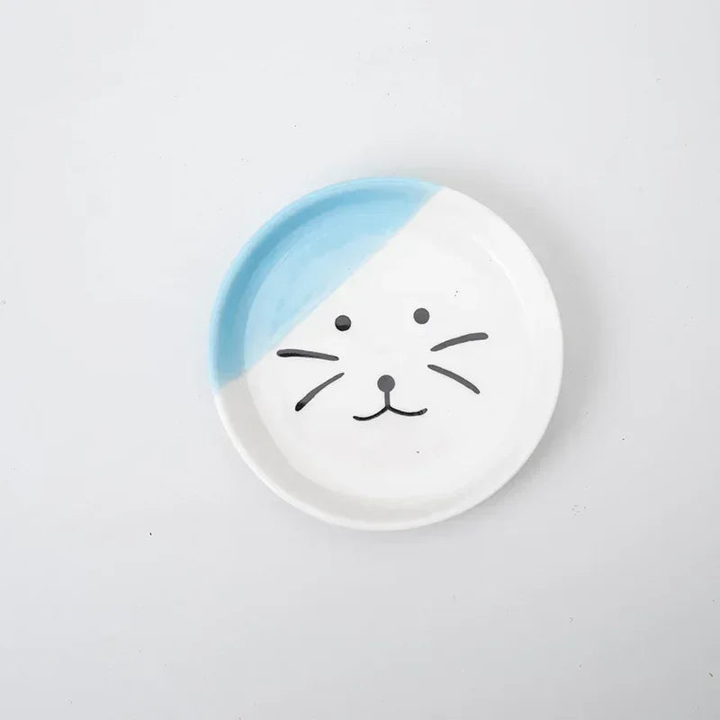 Pet Stand Bowl Ceramic Cat Food Bowl High Foot Raised Feeding Bowl For Cats Dogs Outdoor Drinking Feeding Pet Supplies Daily Use