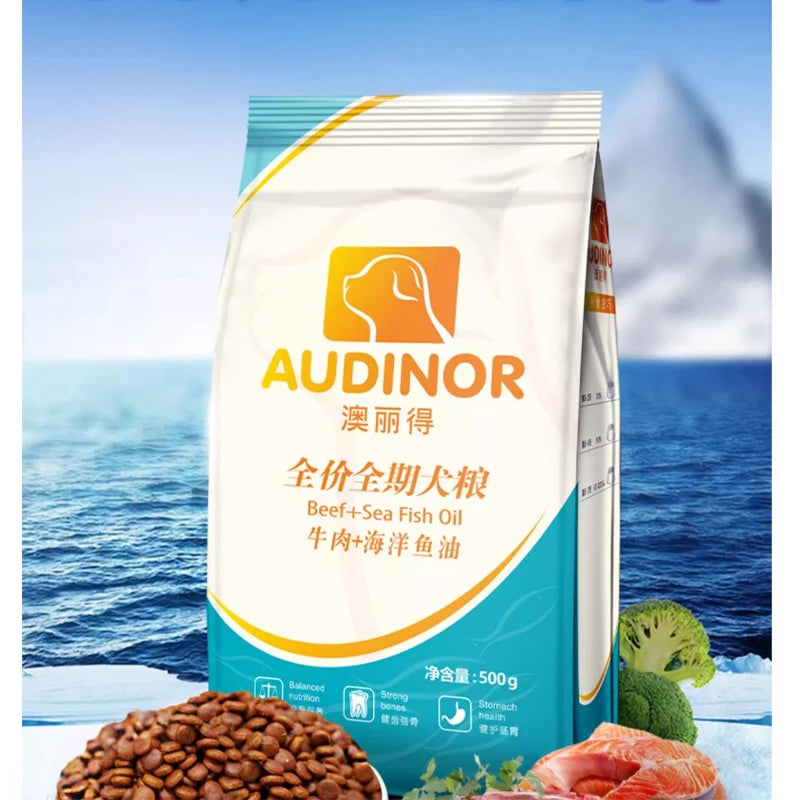 500g Muscle & Bone Strengthener Dog Food for Golden Retrievers & Labradors Puppy Special Pet Nutrition Wholesale