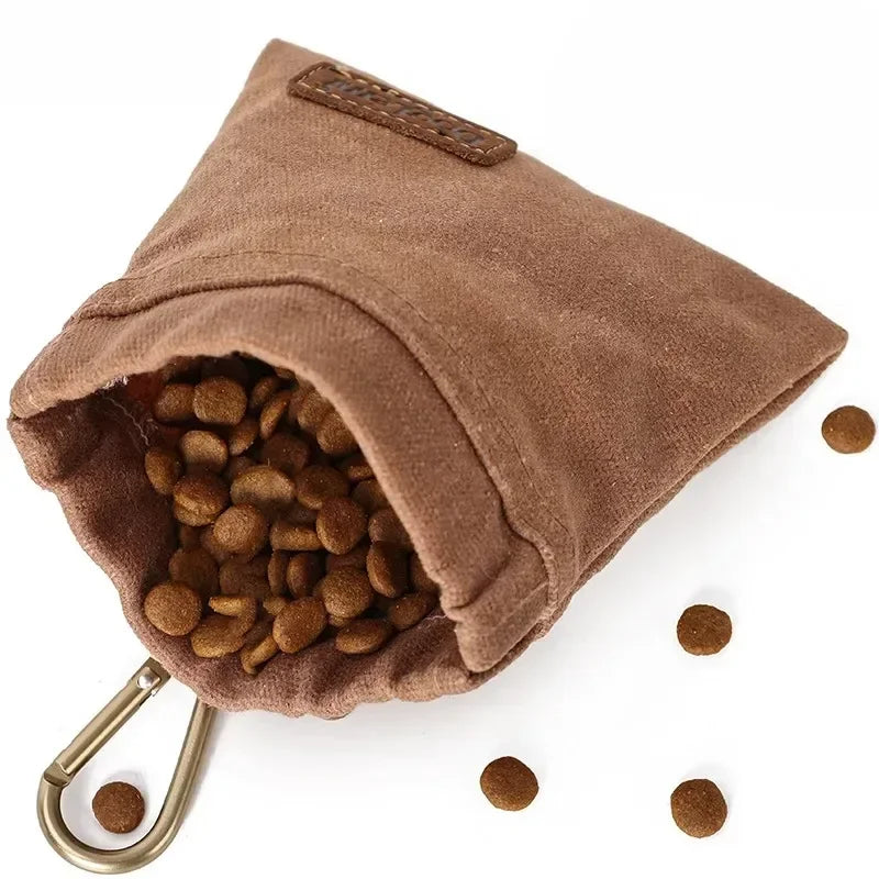Hundefutterbeutel Outdoor Reise Haustier Hund Leckerli-Beutel Tragbarer Ölfester Futterspender Beutel Langlebiges Haustierzubehör
