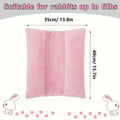 1 Piece of Rabbit Bed with Thick Plush Cushion, Suitable for Small and Medium-Sized Rabbits
