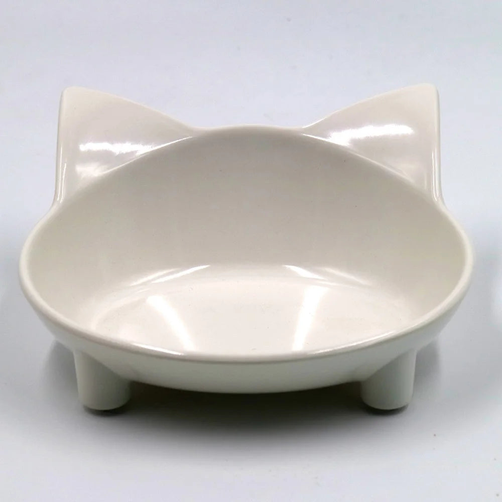 Colorful Cat Food & Water Dishes, Safe Pet Feeding Bowls, Practical Pet Supplies for Cats