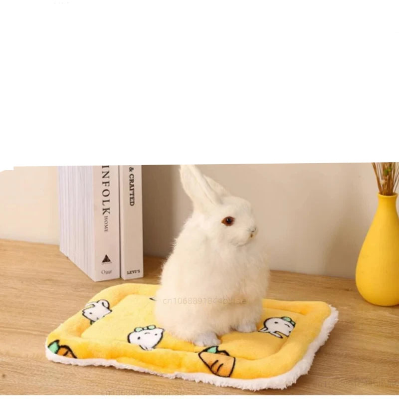 Kaninchen Chinchilla Bettmatte Haus Nest Hamster Zubehör Kleintier Meerschweinchen Hamsterbett Haus Winter Warm Eichhörnchen Igel