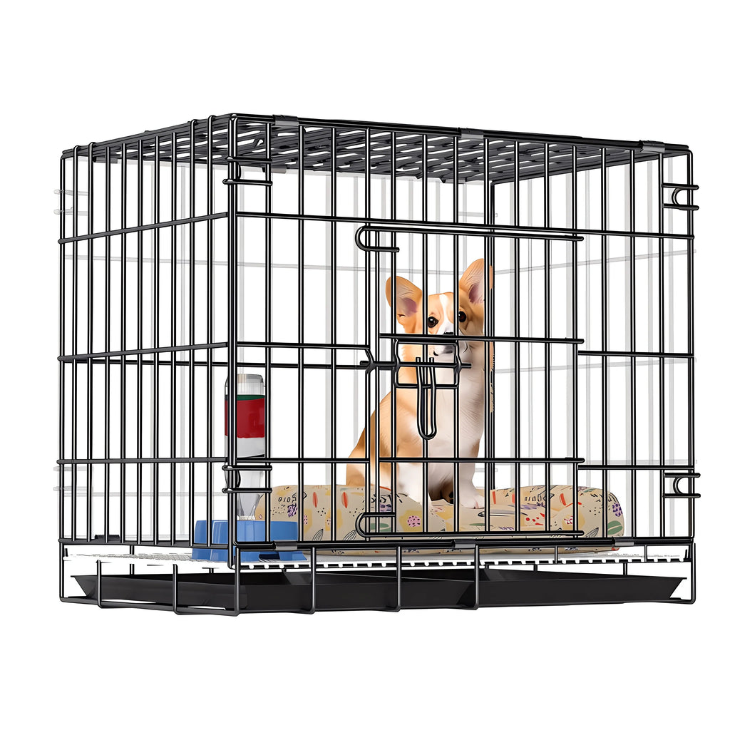 Hundekäfig, kleiner und mittelgroßer Hund, Haustierkäfig, Zaun, verdickt, großer Hund, zusammenklappbares Hundebett für den Haushalt, Autokäfig, Katzenkäfig