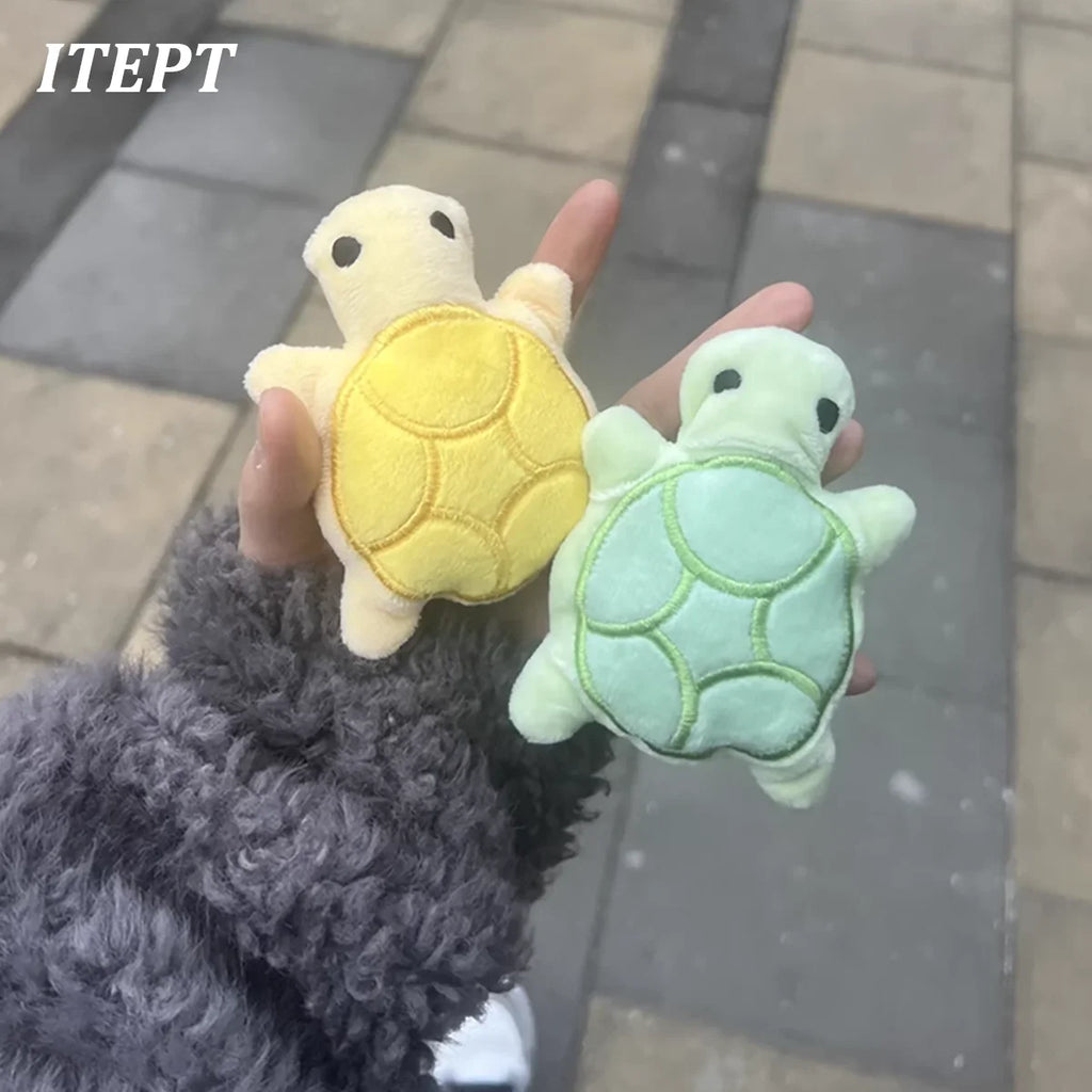 Hundespielzeug Mini-Schildkröte Plüsch-Kauspielzeug für Welpen Zahnungshilfe Interaktives, bissfestes Hundespielzeug Zahngesundheit Sicheres Spiel
