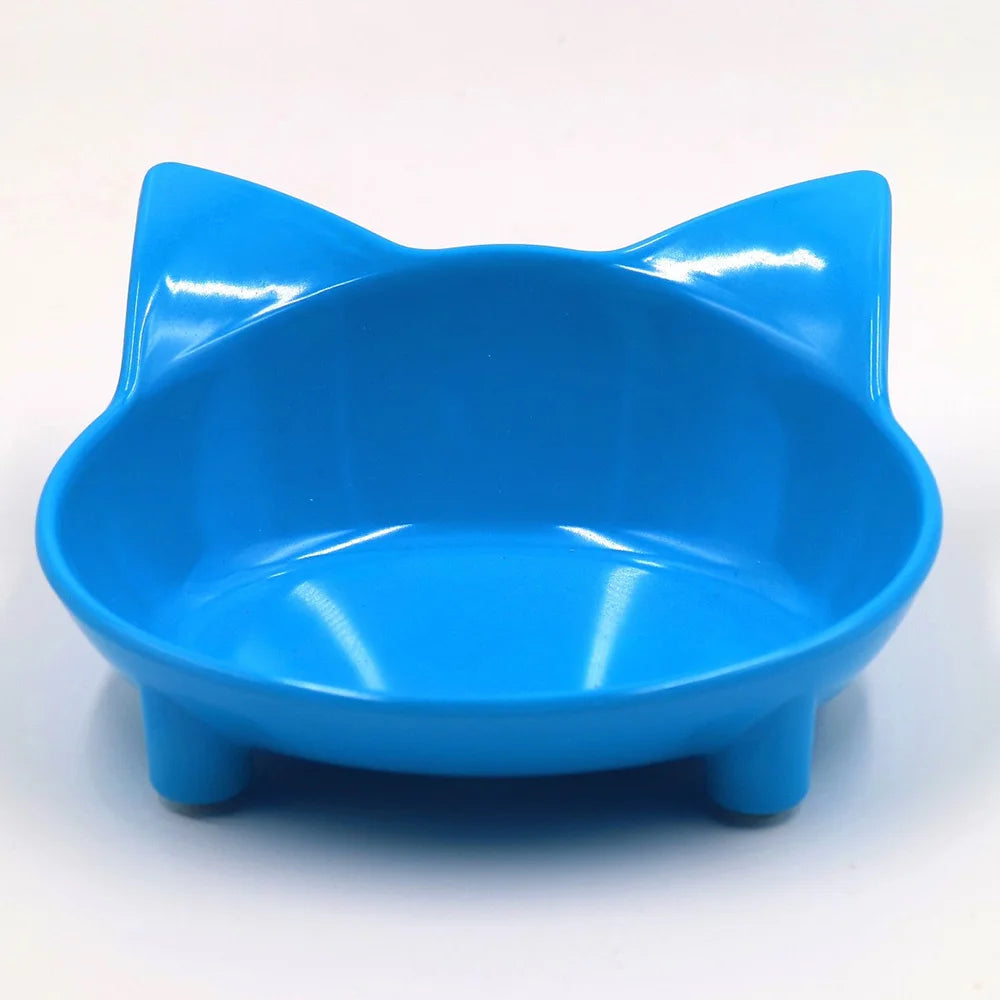 Colorful Cat Food & Water Dishes, Safe Pet Feeding Bowls, Practical Pet Supplies for Cats