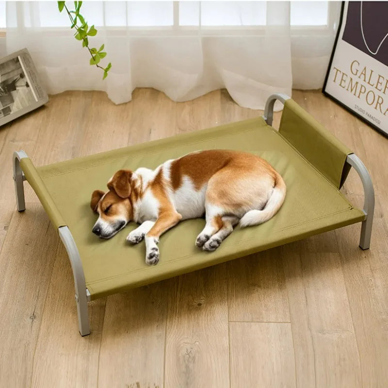 Dog Beds for Large Dogs Moisture-proof Summer Pet Bed  Detachable and Washable Dog Mattress Dog Accessories Metal Dog House