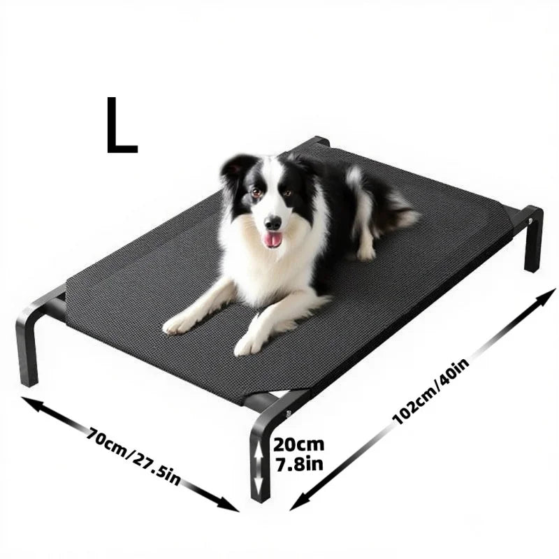 Elevated Dog Bed for All Seasons Moisture Proof Breathable Removable Washable Golden Retriever Pet Bed Pet Supplies pets bed