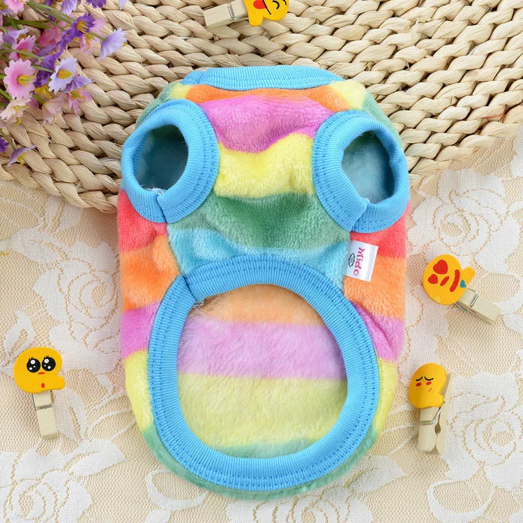 Cartoon-Welpenkleidung Flanell Warmer Wintermantel für kleine Hunde Neugeborenes Hundepullover Niedliche Haustierkleidung Chihuahua-Kostüm Teetasse