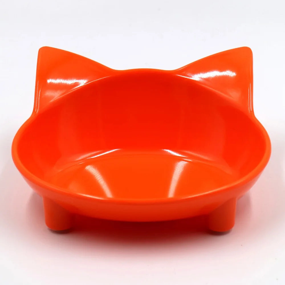 Colorful Cat Food & Water Dishes, Safe Pet Feeding Bowls, Practical Pet Supplies for Cats