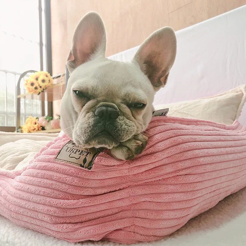 pet bed Wholesale Stylish Durable Eco-Friendly Dog Bed Thick Corduroy Removable Cover Orthopedic Flat Pad Customized  Picture S