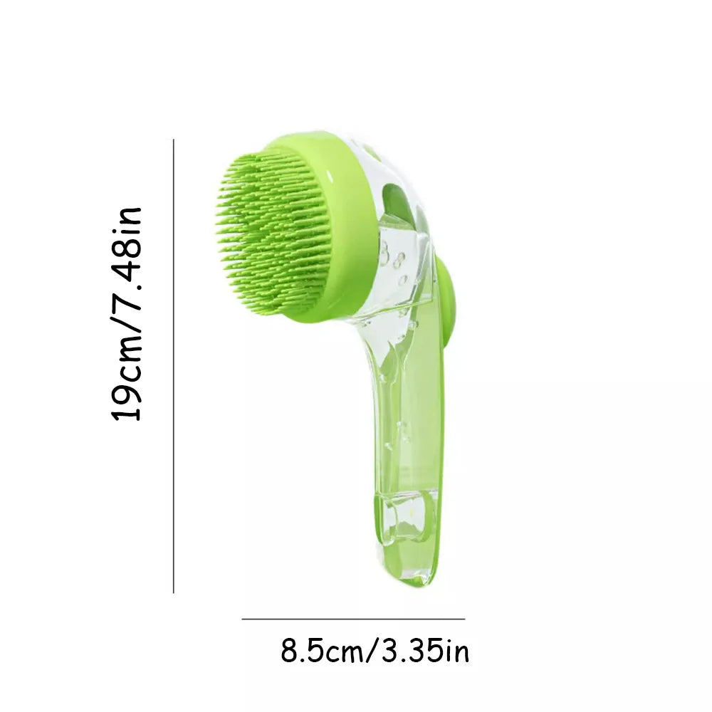 Pet Bath Brush for Small Dogs & Cats: Specialized Dog Washing Tool, Massage Scrub Brush - Essential for Pet Bathing