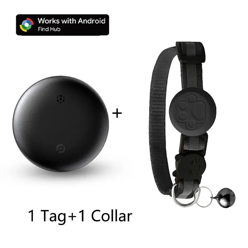 Waterproof Pet GPS Tracking Collar with Reflective Strips,Global Remote Anti-Lost Locator for Most Cats, Kittens and Small Dogs