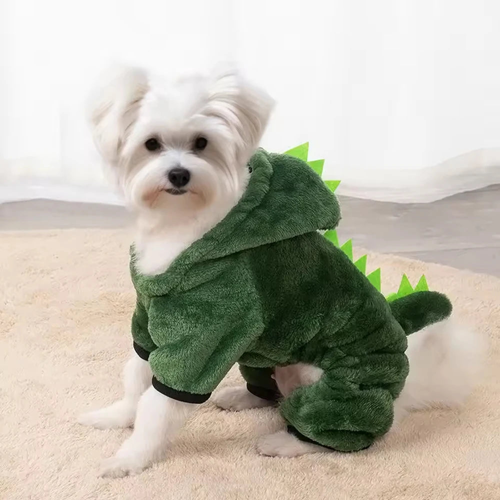Small And Medium-Sized Dog Cat Pet Supplies, Clothing,  Decor Autumn And Winter Four Legged Cotton Clothes, Role-Playing Clothes