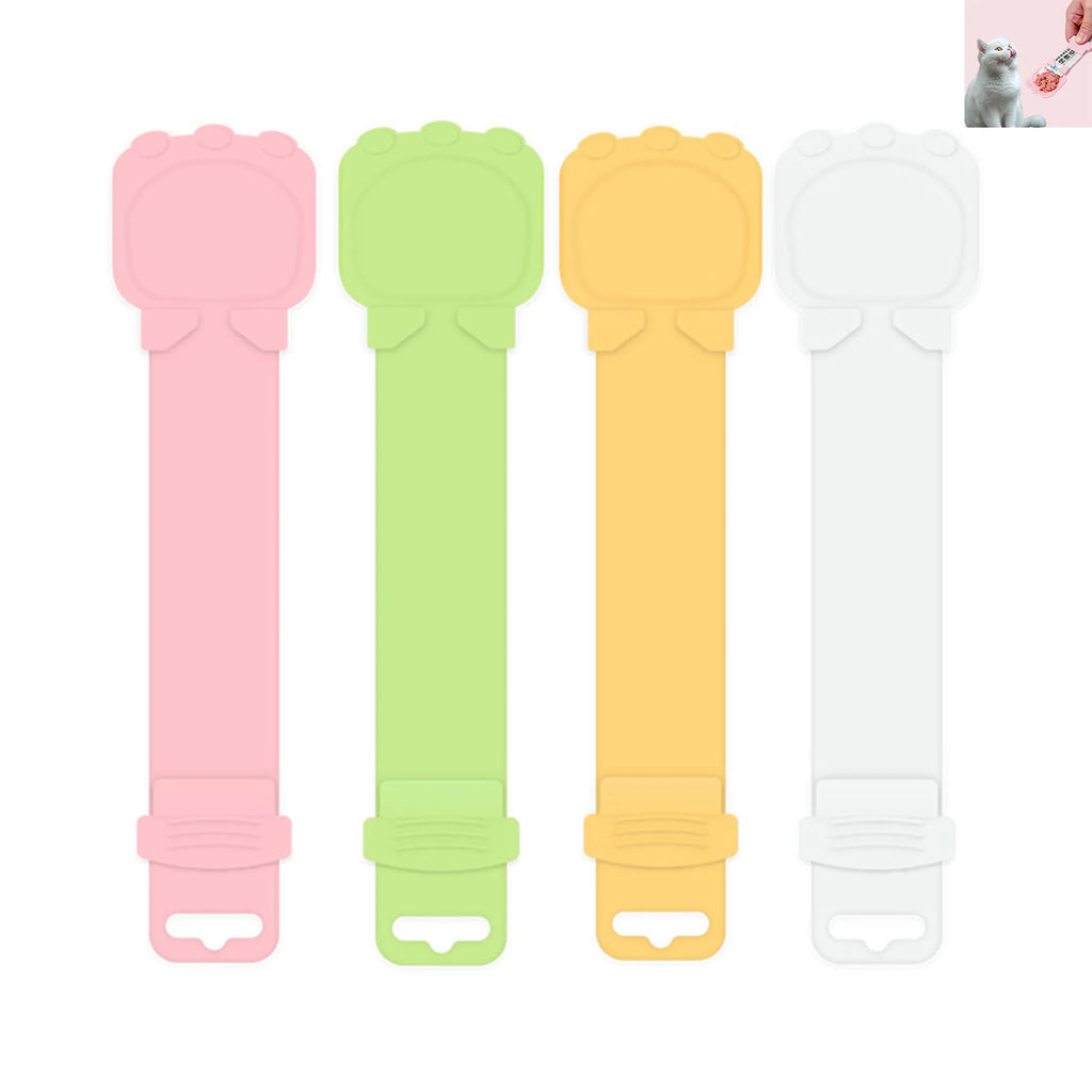 Cat Treat Dispenser Snacks Spoon Pet Food Feeder Tools Portable Cat Treat Bar Set Special spoon for Cats Kittens Travel Use
