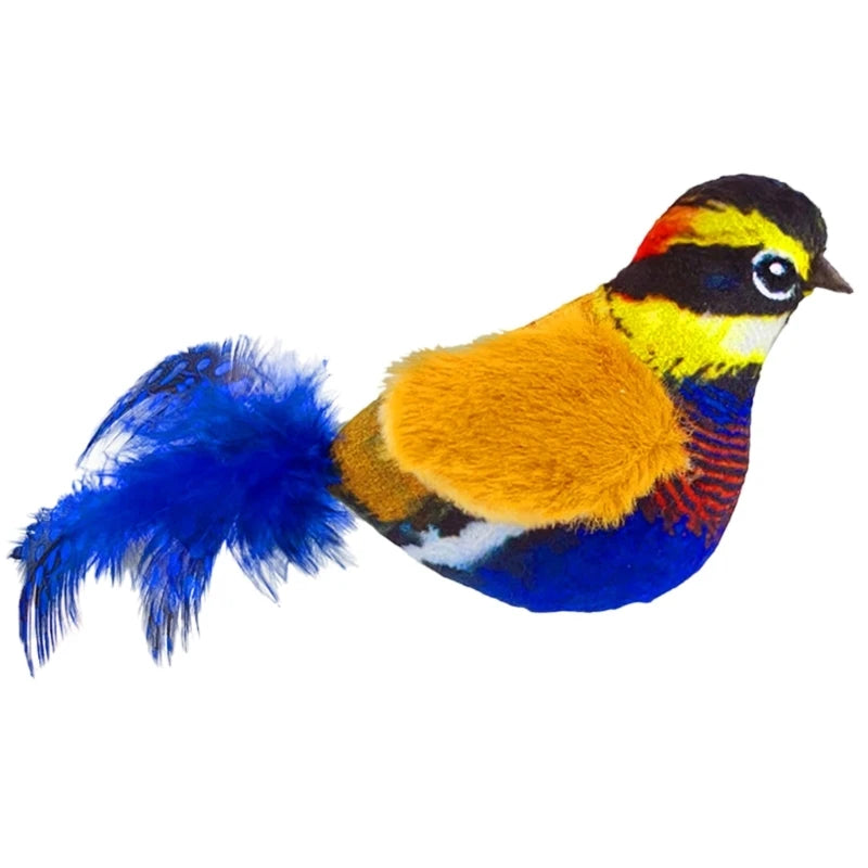 Interaktives Indoor-Katzenspielzeug für Vögel zum Jagen und Necken