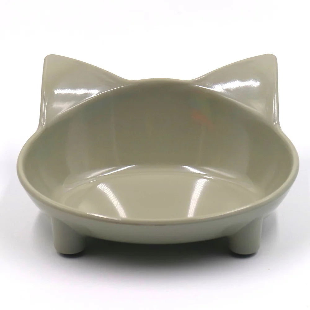 Colorful Cat Food & Water Dishes, Safe Pet Feeding Bowls, Practical Pet Supplies for Cats