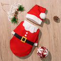 New Christmas Pet Clothes Dogs Cats Holiday Outfits Huskies Teddy Bears Cotton Coats Autumn Winter Deer-like Cat Dog Clothes