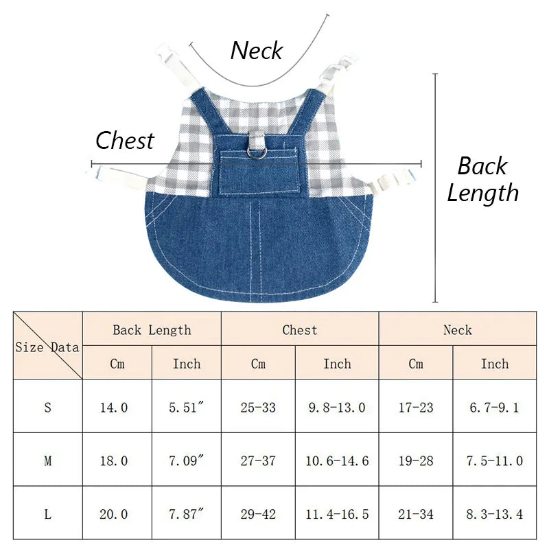 Denim Rabbit Bunny Costume Clothes with Buckle Leash Walking Pet Harness for Small Animals Gotas Guinea Pig Mascotas Accessories