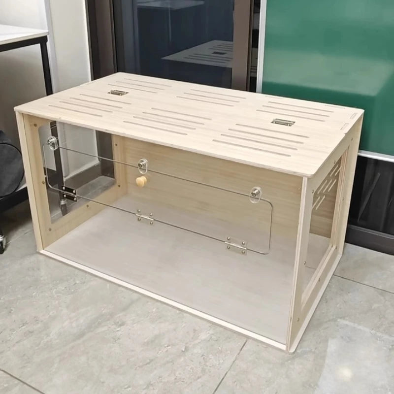 Hamster cage oversized golden bear luxury villa cheap acrylic transparent box small house chinchilla special cabinet cage