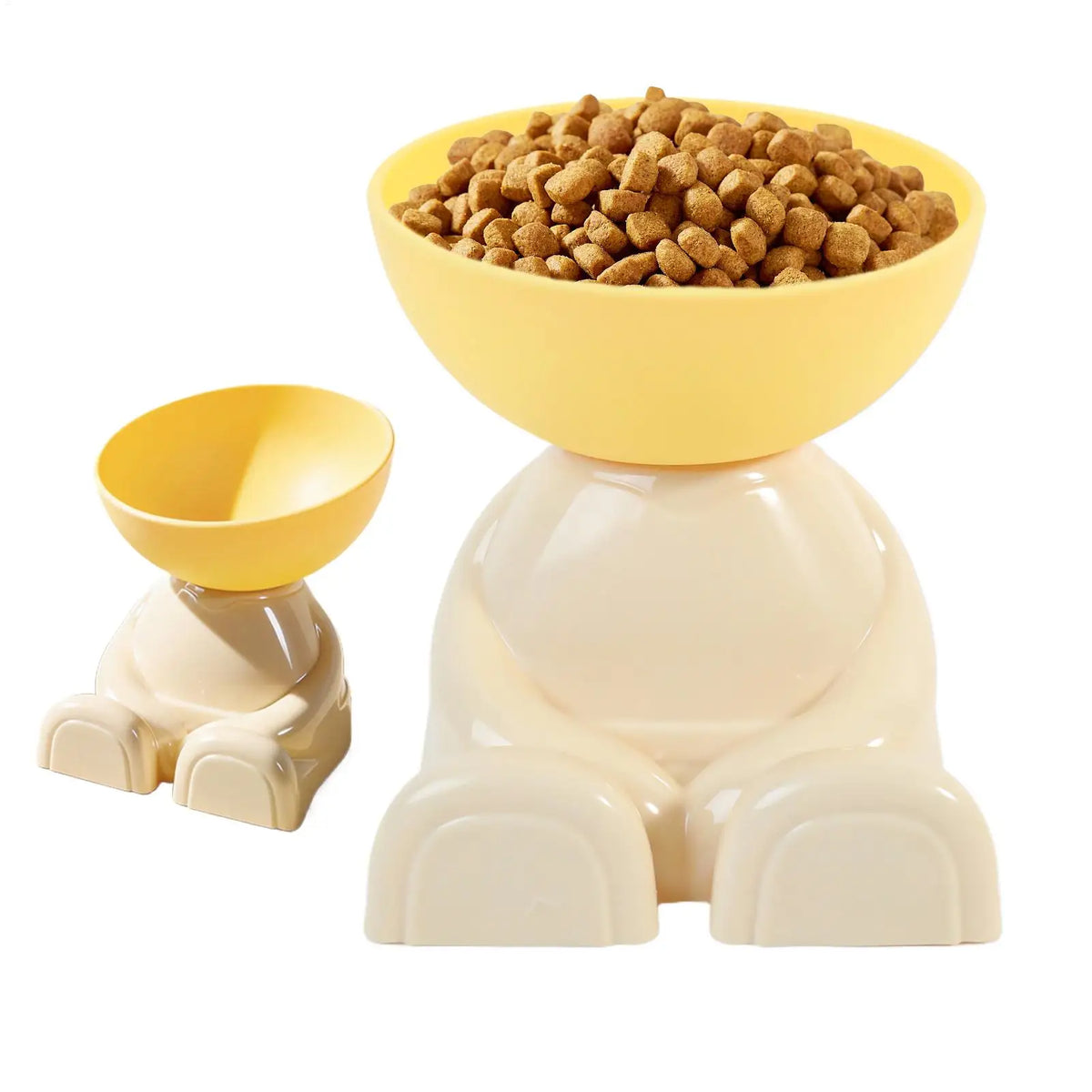Cat Feeding Bowls Dog Food Bowl Raised Food Feeding Dish for Pet Non-Slip Pet Feeder for Kitchen Vacation Apartment Indoor