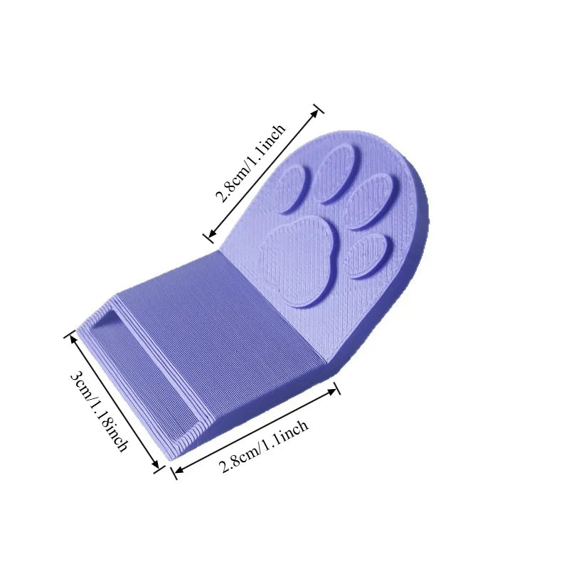 Cat Paw Shaped Pet Food Can Opener Cute Printed Multifunctional Portable Cat Dog Food Opener Safe And Easy To Grip