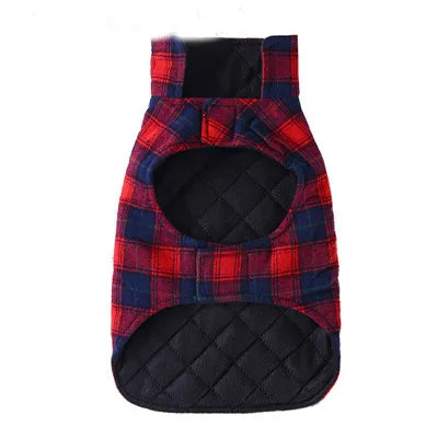 Hundekleidung Winter Rot Grün Weste Gefütterte Jacke Mantel für kleine mittelgroße Hunde Französische Bulldogge Chihuahua Welpen Kätzchen Umhang Bekleidung