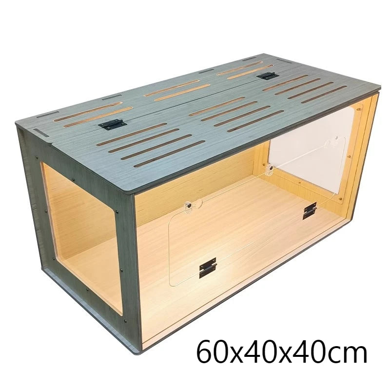 Hamster cage oversized golden bear luxury villa cheap acrylic transparent box small house chinchilla special cabinet cage
