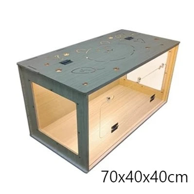 Hamster cage oversized golden bear luxury villa cheap acrylic transparent box small house chinchilla special cabinet cage