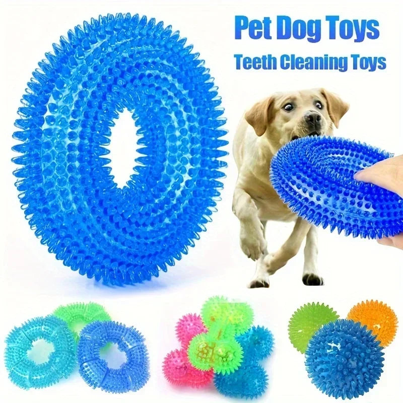 Dog toy sound balls are suitable for pets to resist biting, squeezing, chewing, gripping, and teeth grinding