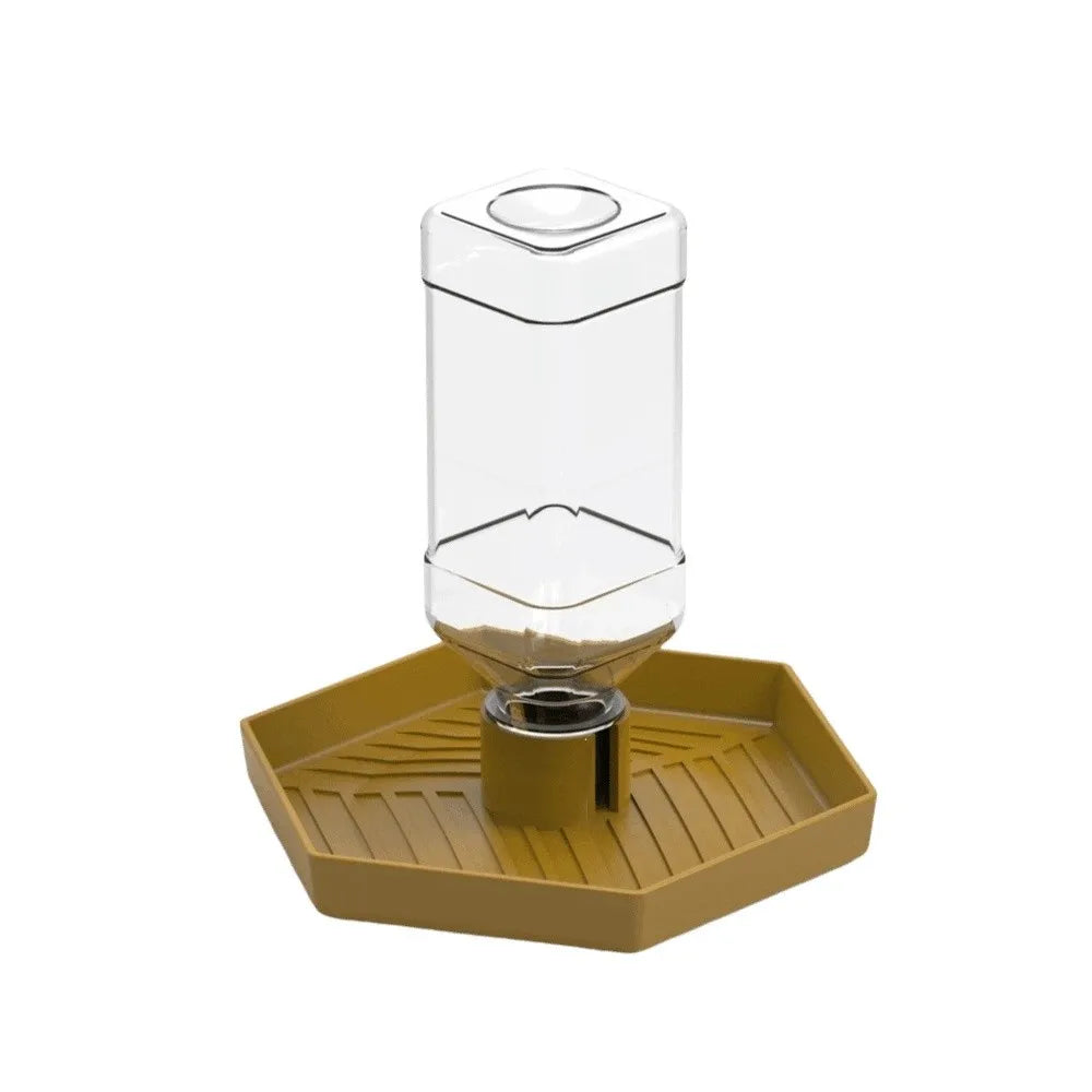 Turtle Food Bowl Anti-slip Reptiles Water Feeder Detachable Plastic Turtle Water Bowl Stable Lizard Food Feeder Vivarium