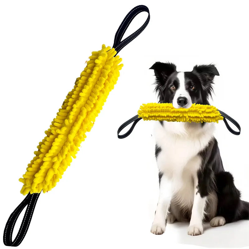 Dog Tug Toy Dog Toy Interactive Chew Toy Bite Tug Pull Toy Dog Training Toy Tug of War Toy Durable Plush Fleece Toy for Small Me